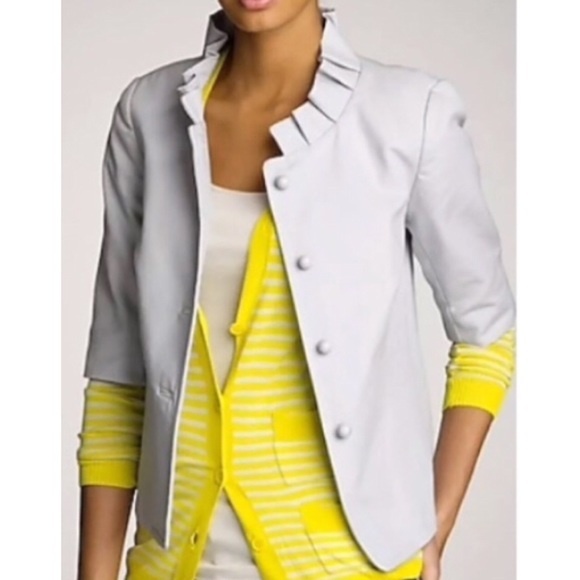 J Crew Atelier Jacket/ Blazer with 3/4 slv